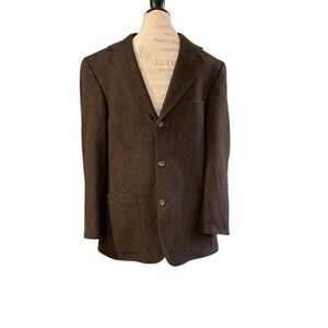 Todays Man Blazer Camel Hair Size Chest 40R  Brown‎ Single Vent Stern Sport Coat